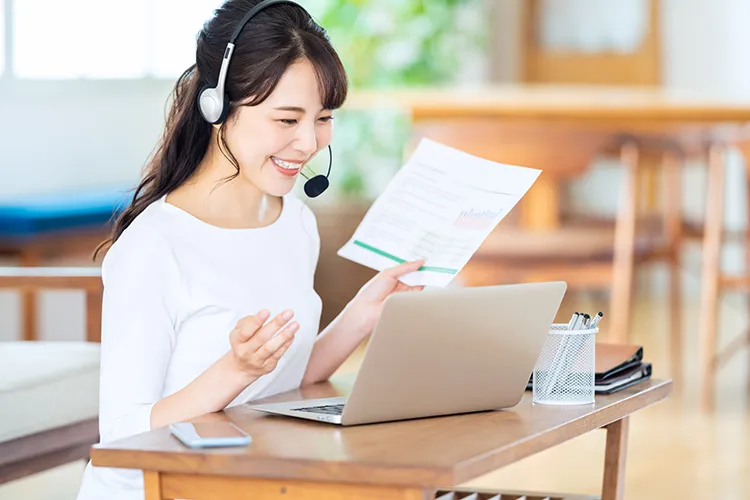 カウンセリングを受けるユーザーイメージ