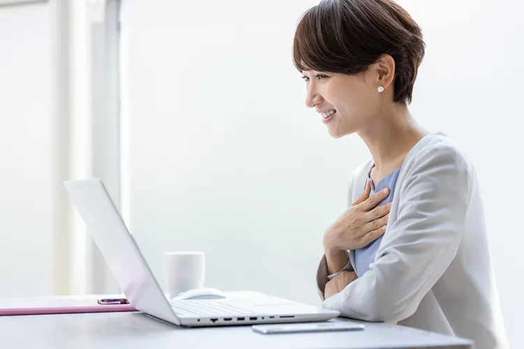 カウンセリングを受けるユーザーイメージ